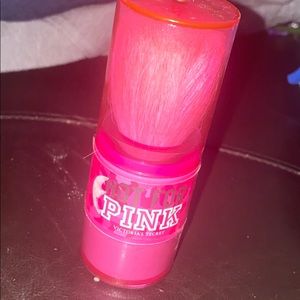 Pink scented shimmer powder